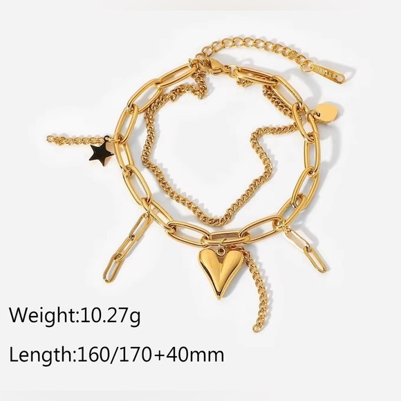 18K Gold Plated Bracelet - Gold Jewelry - Picture 7 of 7